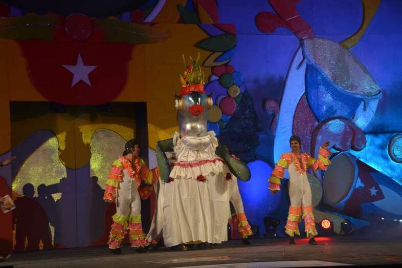 Sardina que será quemada esta noche (Foto TA)