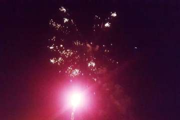 Quema de la sardina y gran mogollón en el auditorio del parque urbano de San Juan (Foto TA)