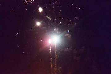 Quema de la sardina y gran mogollón en el auditorio del parque urbano de San Juan (Foto TA)