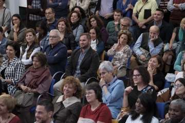 Presentación del nuevo libro del periodista teldense Nicolás Castellano (Foto TA)