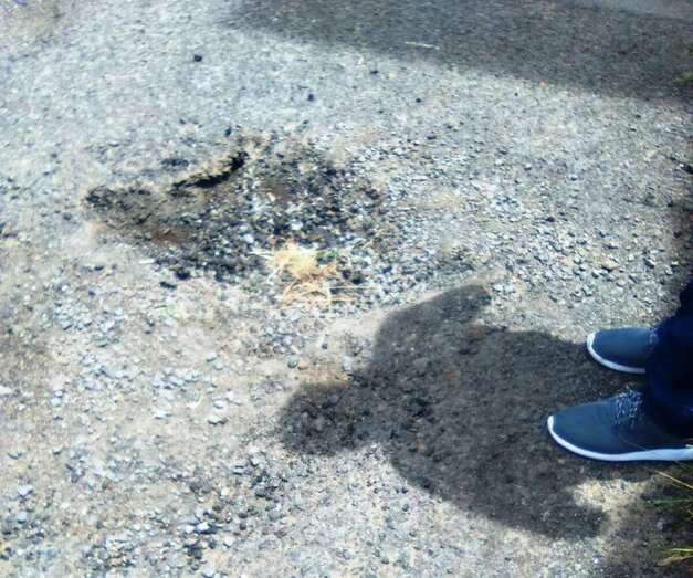 Baches artificiales en la carretera de Hoya Niebla (Foto TA)