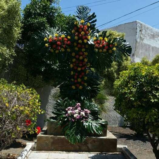 Cruz enramada en La Montañeta (Foto TA)
