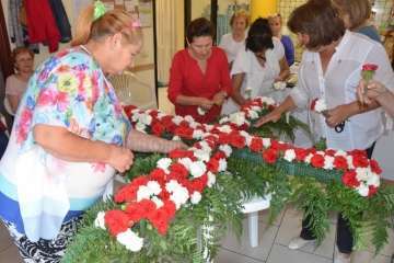Enramado de la Cruz en El Roque Azucarero de Telde (Foto Francisco Javier Santana)