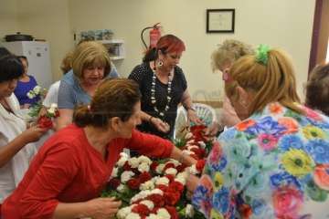 Enramado de la Cruz en El Roque Azucarero de Telde (Foto Francisco Javier Santana)