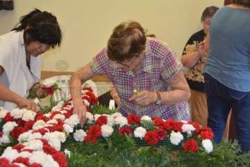 Enramado de la Cruz en El Roque Azucarero de Telde (Foto Francisco Javier Santana)