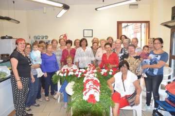 Enramado de la Cruz en El Roque Azucarero de Telde (Foto Francisco Javier Santana)