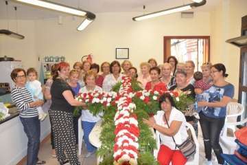 Enramado de la Cruz en El Roque Azucarero de Telde (Foto Francisco Javier Santana)