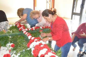 Enramado de la Cruz en El Roque Azucarero de Telde (Foto Francisco Javier Santana)