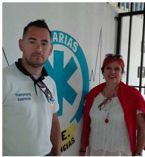 Saro Sosa en las instalaciones de USE Canarias en Jinámar (Foto TA)