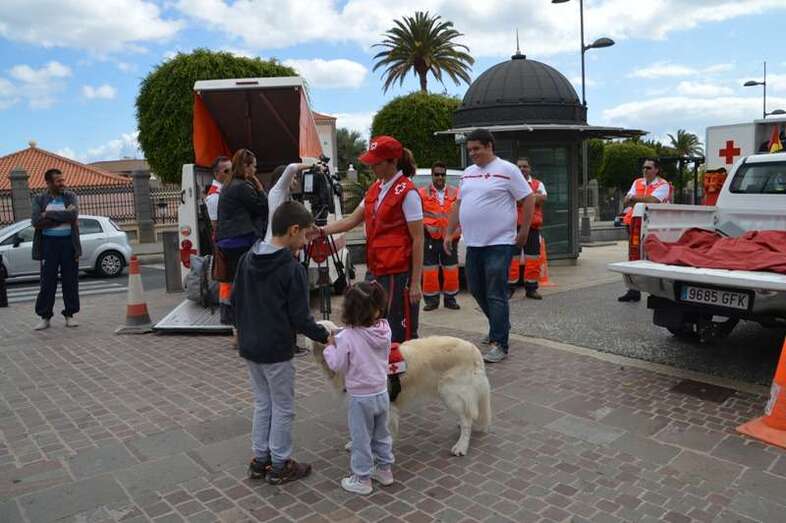 Imagen de archivo de la muestra de recursos de Cruz Roja (Foto TA)