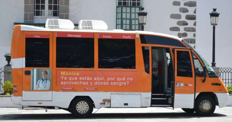 Imagen de archivo de una unidad móvil del ICHH en Telde (Foto TA)