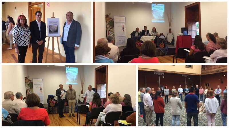 Imágenes de la apertura del curso, esta tarde en la Casa Condal de Telde (Foto TA)