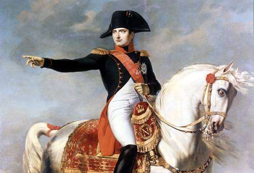 Napoleón I, a lomos de su caballo Marengo (Foto TA)