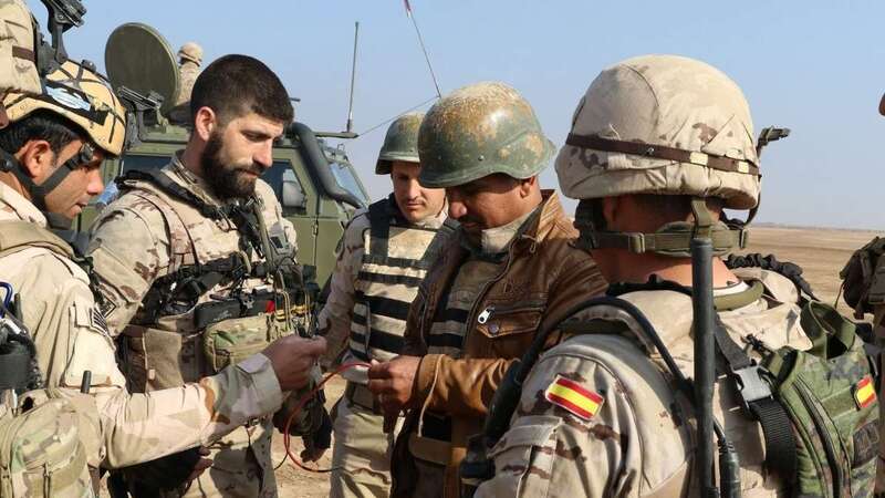 Adiestramiento de tropas en Irak por las Fuerzas Armadas españolas (Foto TA)