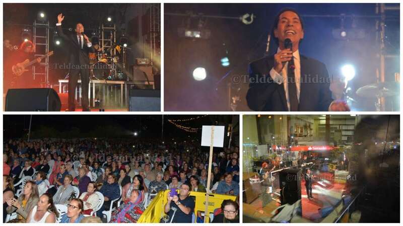 Momentos iniciales del concierto de José Vélez, esta noche en San Francisco (Foto TA)
