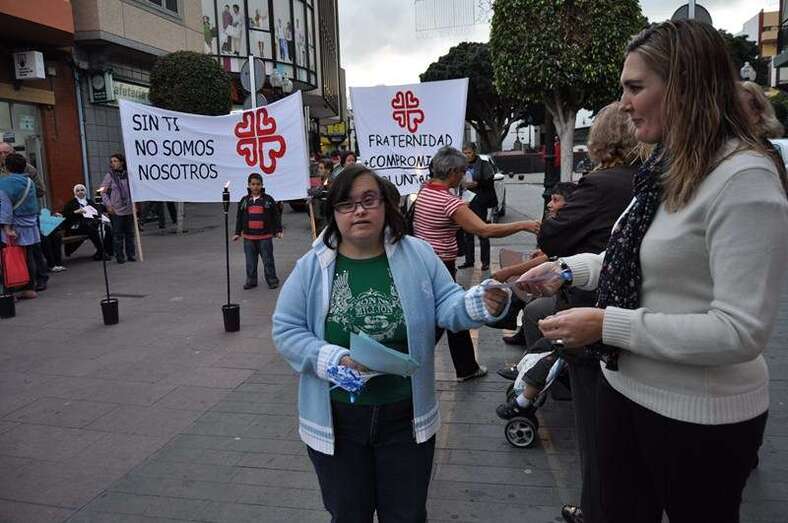 Actividad de Cáritas en Telde (Foto TA)