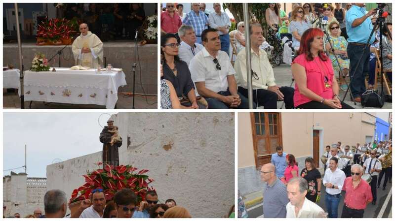Este domingo hubo misa y procesión (Foto Francisco Javier Santana)