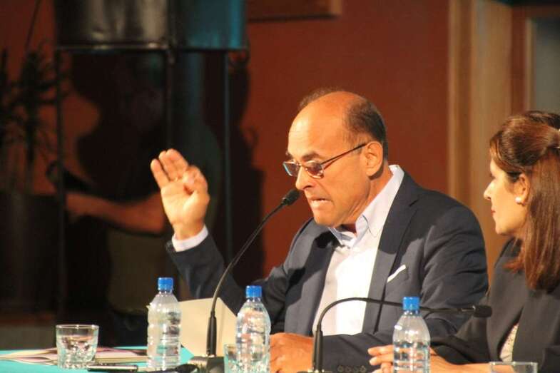 La lectura del pregón tuvo lugar el pasado viernes en la Casa Condal de San Juan con gran asistencia de público (Foto TA)