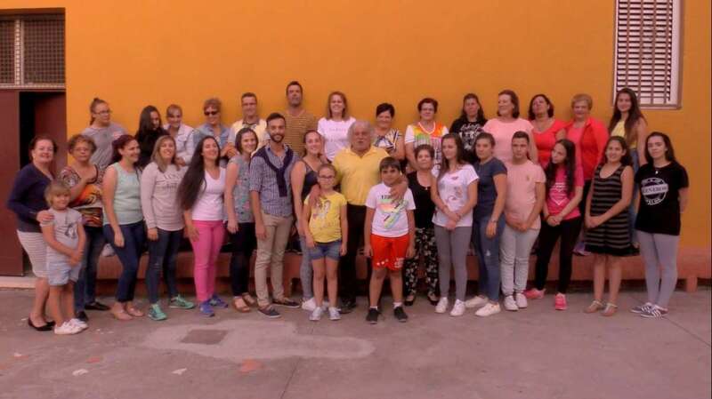 Los participantes en el video-pregón (Foto Francisco Javier Santana)