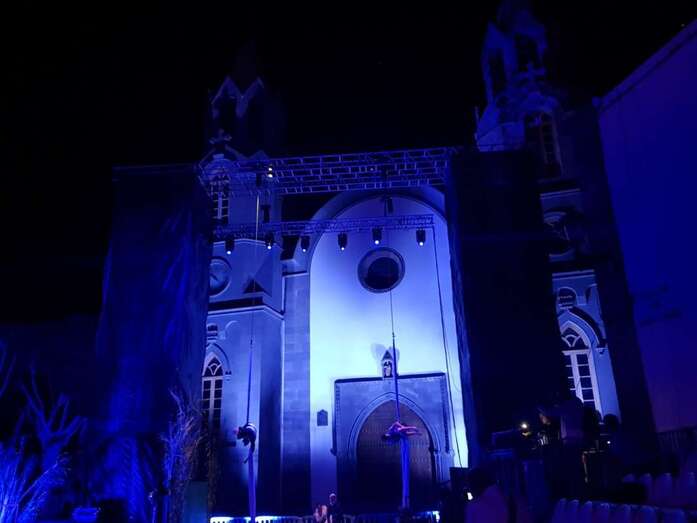 Ensayo de anoche en San Juan (Foto TA)