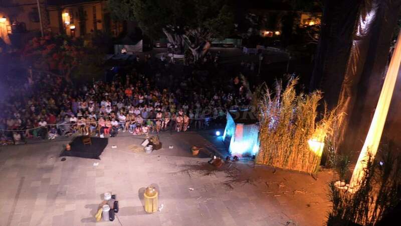 El espectáculo visto desde la altura (Foto Francisco Javier Santana)