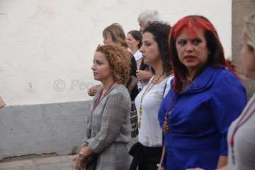 El patrono de Telde vuelve a tomar las calles de San Juan por la noche (Foto Francisco Javier Santana)