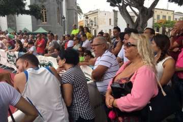 Concurso Nacional Canino de Dogo Presa Canario en Telde (Foto TA)