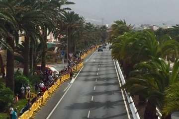 Carreras de caballos y entrega de premios en la Avenida del Cabildo (Foto TA)