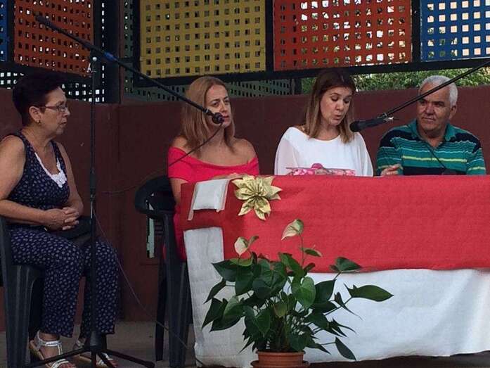 Momento de la lectura del pregón (Foto TA)