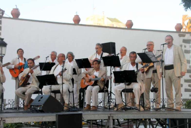 Concierto de Los Faycanes en la plaza de San Juan en junio de 2015 (Foto TA)