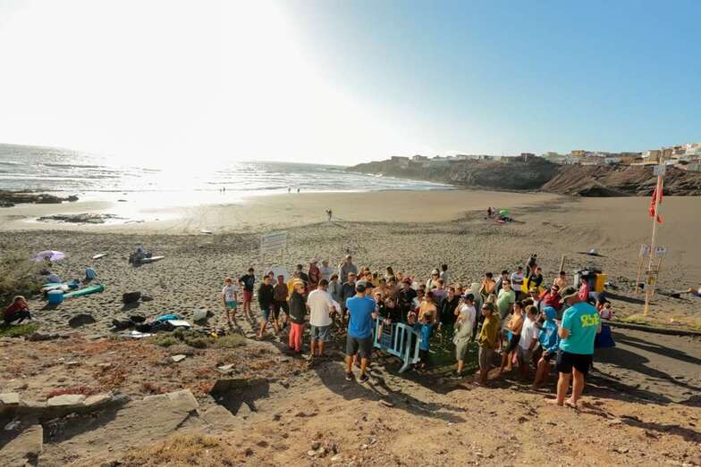 Imagen de archivo de Playa del Hombre (Foto TA)