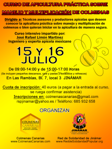 Cartel de la actividad (Foto TA)