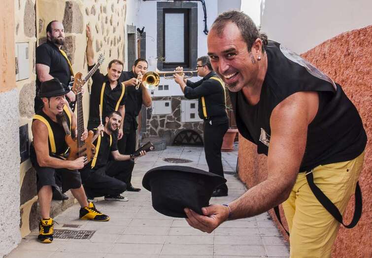 Archivo. El grupo La Guagua Band  actuará este sábado en La Garita (Foto TA)