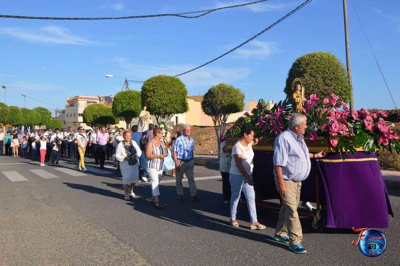 Procesión del pasado año en el Caracol (Foto TA)