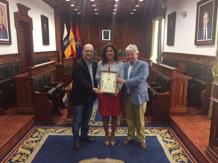 Telde recibió la distinción de Ciudad Amiga de la Masonería Española (Foto TA)