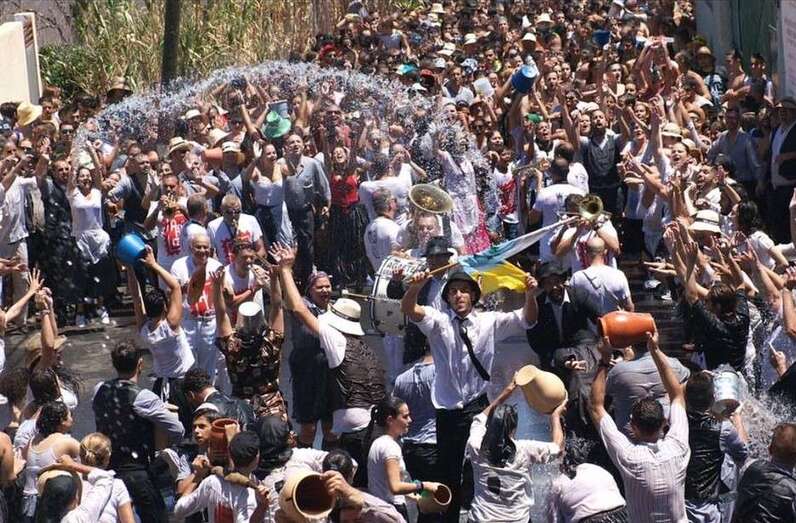 Archivo. Imagen reciente de una Traída del Agua (Foto TA)