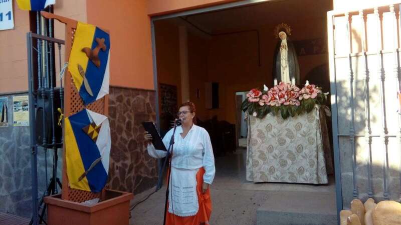 Trono de la Virgen de La Paloma (Foto Francisco Javier Santana)