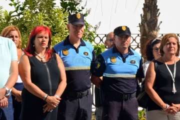 Cinco minuto de silencio en la plaza de San Juan (Foto Francisco Javier Santana)