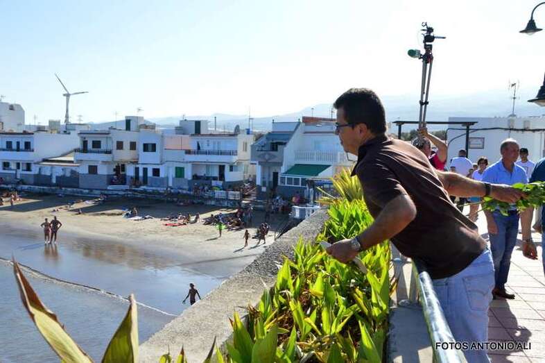 La playa de Ojos de Garza volverá a ser escenario de uno de los homenajes previstos (Foto Antonio Alí)
