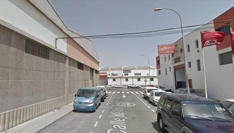 Calle del polígono industrial de El Goro (Foto Google Maps)