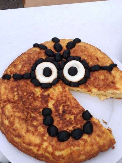 Archivo, Tortilla preparado para un concurso en Telde (Foto TA)