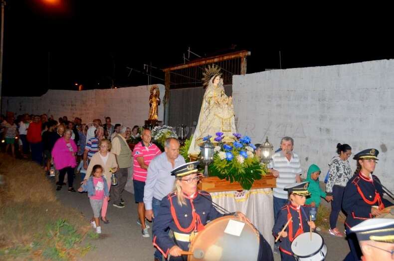 Procesión de anoche en El Caracol (Foto Francisco Javier Santana)