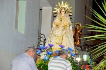Procesión de los faroles en El Caracol (Foto Francisco Javier Santana)