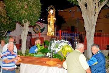 Procesión de los faroles en El Caracol (Foto Francisco Javier Santana)