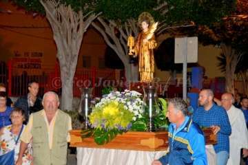 Procesión de los faroles en El Caracol (Foto Francisco Javier Santana)