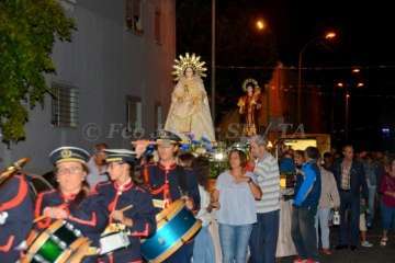 Procesión de los faroles en El Caracol (Foto Francisco Javier Santana)
