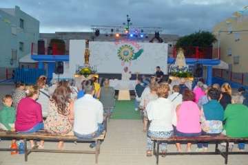 Procesión de los faroles en El Caracol (Foto Francisco Javier Santana)