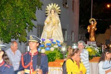 Procesión de los faroles en El Caracol (Foto Francisco Javier Santana)