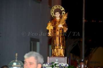 Procesión de los faroles en El Caracol (Foto Francisco Javier Santana)