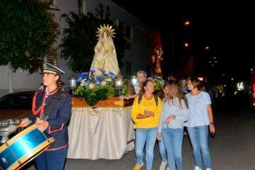 Procesión de los faroles en El Caracol (Foto Francisco Javier Santana)